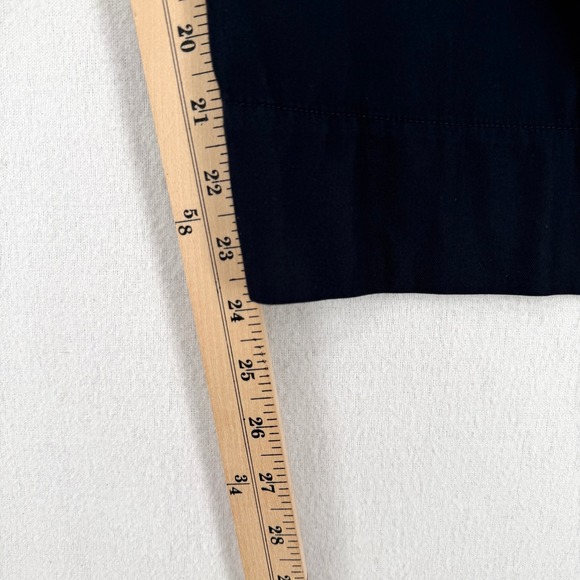 ALI GOLDEN Slit Back Jumpsuit XS Navy Blue Sleeveless Wide Leg Cropped - Picture 15 of 16